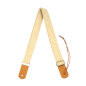 Preview: Cascha Ukulele Gurt Baumwolle - Beige Tragegurt verstellbar bis 139cm