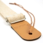 Preview: Cascha Ukulele Gurt Baumwolle - Beige Tragegurt verstellbar bis 139cm