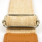 Preview: Cascha Ukulele Gurt Baumwolle - Beige Tragegurt verstellbar bis 139cm
