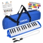 Preview: Cascha Melodica Blau inkl. Tasche und Mundstück