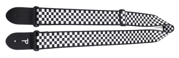 Perri's 591 Polyester Gurt, black/white checker