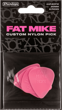 DUNLOP  - Sign. Pick Fat Mike Custom Nylon, 0.60 mm (6 Stck.)