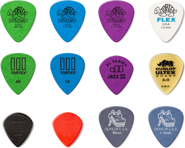 Preview: DUNLOP - ADU PVP113 Electric Pick Variety Pack (12 Stk.)