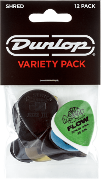 DUNLOP - ADU PVP118 Shred Pick Variety Pack (12 Stk.)