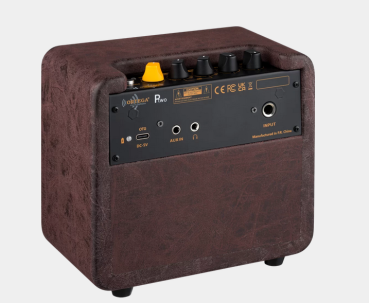 Preview: Ortega PTWO 12 WATT BLUETOOTH® PREMIUM VINTAGE DESIGN POCKET ACOUSTIC AMPLIFIER W/ BUILT-IN EFFECTS - Ptwo - PTWO