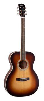 CORT Westerngitarre, PURE-O, Satin Light Burst Top Natural Satin Body