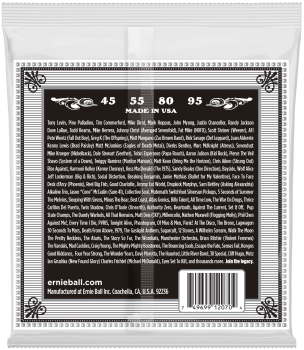 Preview: ERNIE BALL Saitensatz, A-Bass, Earthwood, 45-95