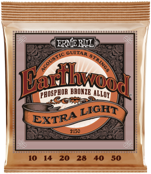 ERNIE BALL Saitensatz, Akustik, Earthwood Phosphor Bronze, Extra Light 10-50