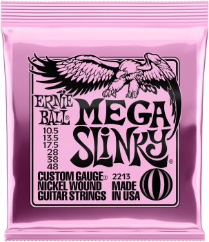 ERNIE BALL Saitensatz, Slinky Nickel, Mega 10,5-48