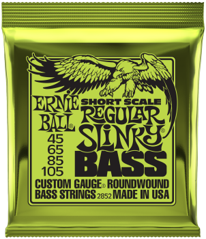 ERNIE BALL Saitensatz, E-Bass, Slinky, Regular Short Scale 45-105