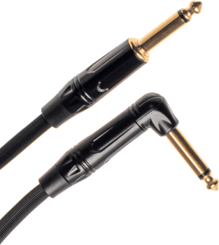 QUIKLOK - EQL JUST-JR-6 - 6,3 mm TS male - male gewinkelt - Gerades und gewinkeltes Monoklinken Instrumentenkabel 6m