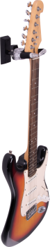 HERCULES Gitarrenwandhalter, PLEXI AGS Plus, kurz, Holzsockel, 20Y Edition