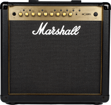 MARSHALL - MMA MG50GFX MG GOLD - Combo 50W, 4-kanalig digitale Effekte, Fußschalter