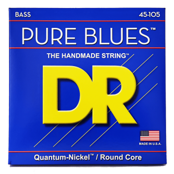 DR, PURE BLUES* – Quantum Nickel* Bass Strings: Medium 45-105