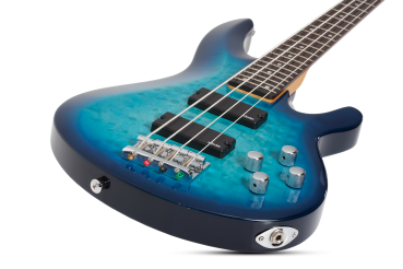 Preview: SCHECTER Bassgitarre, C-4 Plus, Ocean Blue Burst