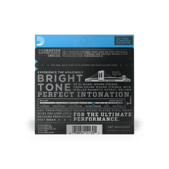 D´Addario EXL125 Nickel Wound, Super Light Top/ Regular Bottom, 9-46