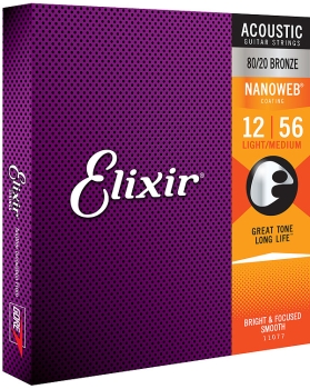 Elixir 11077 Bronze LM Nano 012/056