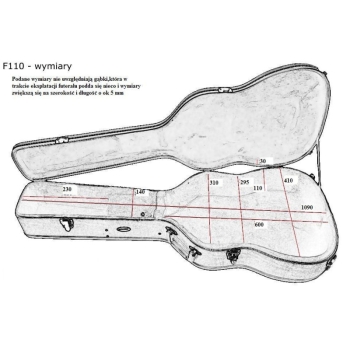 Preview: EVER PLAY F-110 Acoustic Guitar Case