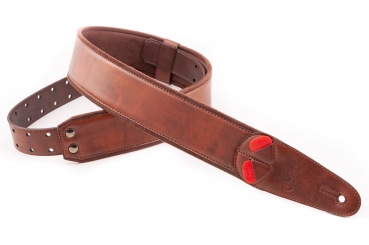 Right On! - Charm-60 Brown Guitar Strap