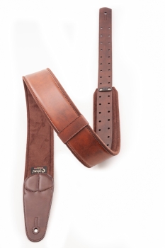 Preview: Right On! - Charm-60 Brown Guitar Strap