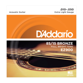D'Addario A-Git.Saiten EZ900 10-50  85/15 Bronze