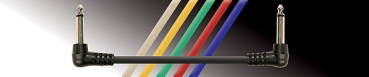 Patch Kabel 60cm Winkelklinkenstecker Set 6.Stück