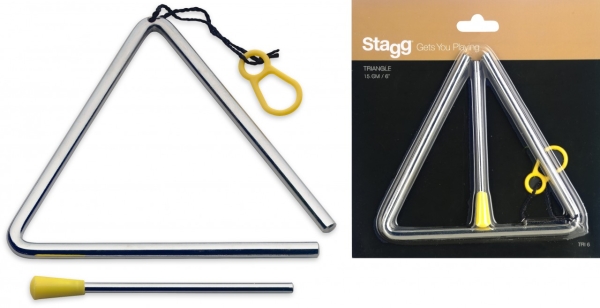 STAGG-12mm 6"TRIANGLE WITH BEATER