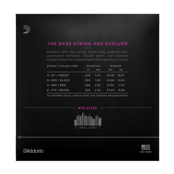 NYXL45100, Set Long Scale, Regular Light, 45-100