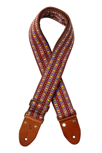 Stagg - WOVEN NYLON STRAP CLASSIC RED