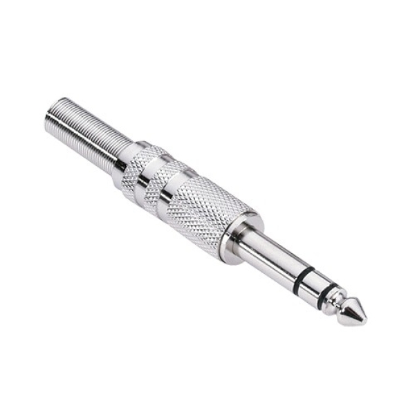 Adam Hall Connectors 7520 Klinkenstecker 6,3 mm stereo chrome