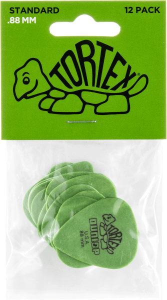 DUNLOP - ADU 418P88 Player's Pack - Tortex Standard, 0,88 mm Player's Pack (12 Stk.)