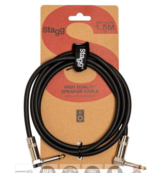 STAGG - SSP1,5LL15 - 1,5m Lautsprecherkabel
