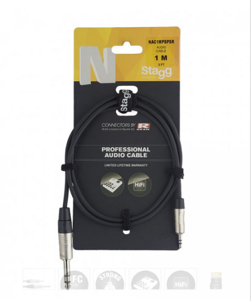 STAGG - NAC1MPSPSR - 1M AUDIO KBL minSTKLm-STKLm DL