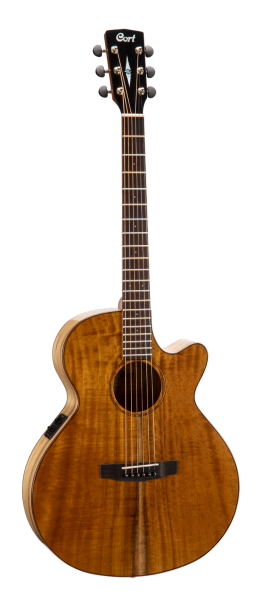 CORT Westerngitarre, SFX-Myrtlewood, Natur Hochglanz, Preamp