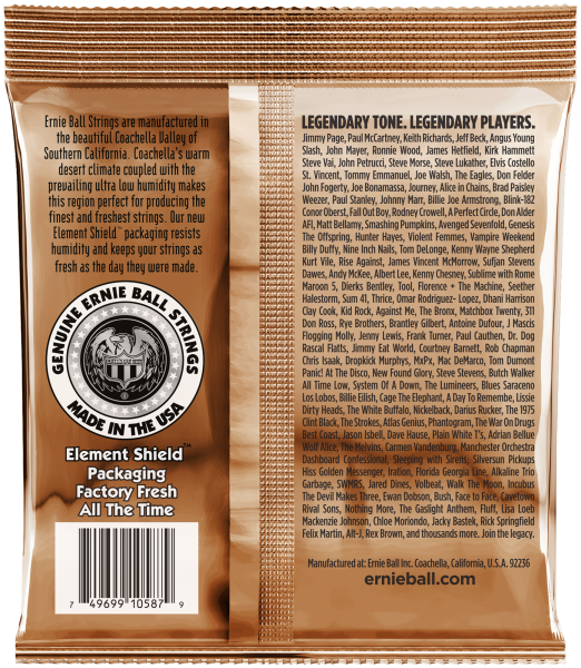 ERNIE BALL Saitensatz, Akustik, Earthwood Phosphor Bronze, Custom Light 11,5-54