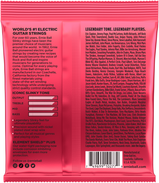 ERNIE BALL Saitensatz, Slinky Nickel, Burly 11-52