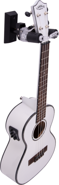 HERCULES Gitarrenwandhalter, PLEXI AGS Plus, kurz, Holzsockel, 20Y Edition