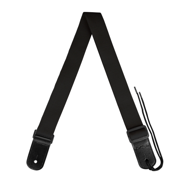 Cascha Ukulele Gurt Polyester-Baumwolle - Schwarz Tragegurt verstellbar bis 139 cm