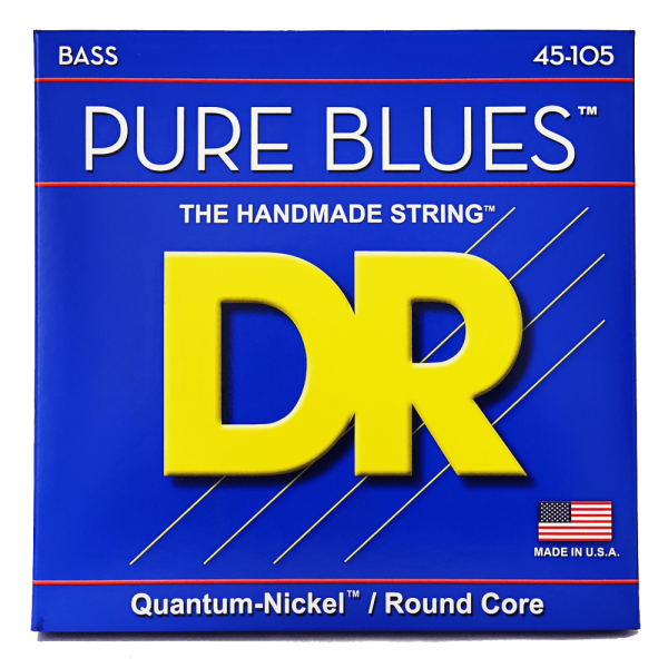 DR, PURE BLUES* – Quantum Nickel* Bass Strings: Medium 45-105