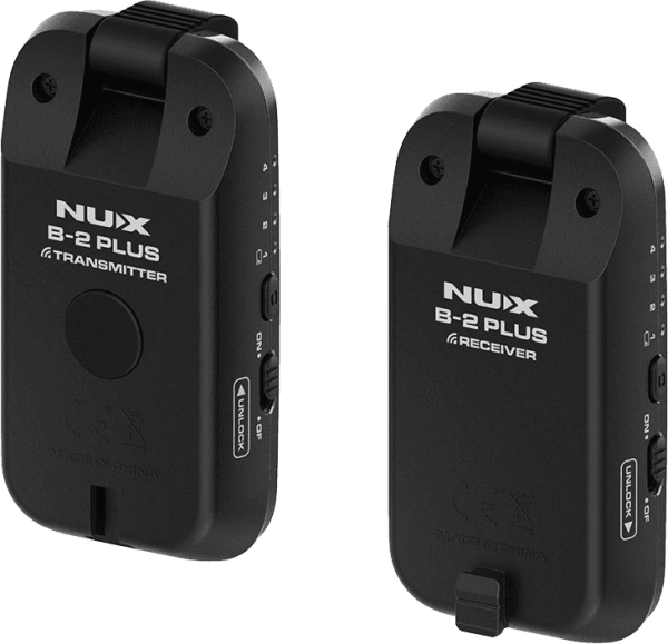 NUX - MNU B2-PLUS B2-Plus 4-Kanal-Gitarren-Drahtlossystem (2,4 GHz)