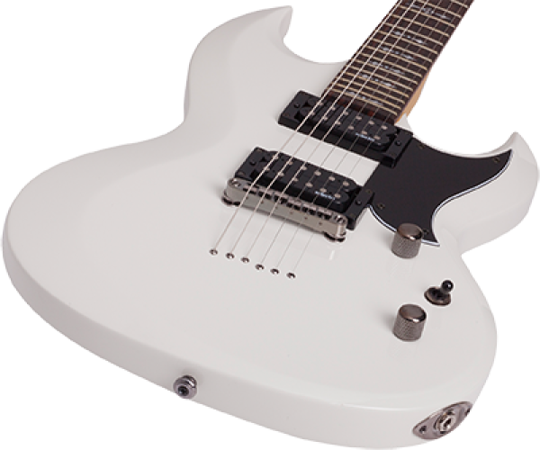 SCHECTER E-Gitarre, Omen S-II, Vintage White