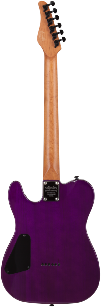SCHECTER E-Gitarre, PT Standard, Purple Burst Burl