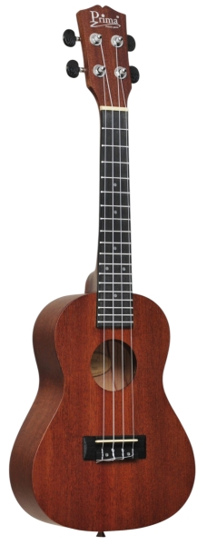 Prima - Konzert-Ukulele mit Tasche PU-200C