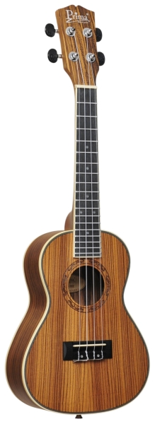 Prima - Konzert-Ukulele mit Tasche PU-300C