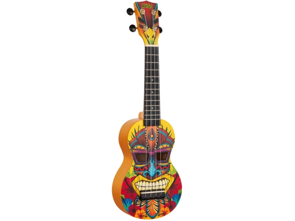 MAHALO Art Sopran Ukulele, TIKI mit Tasche