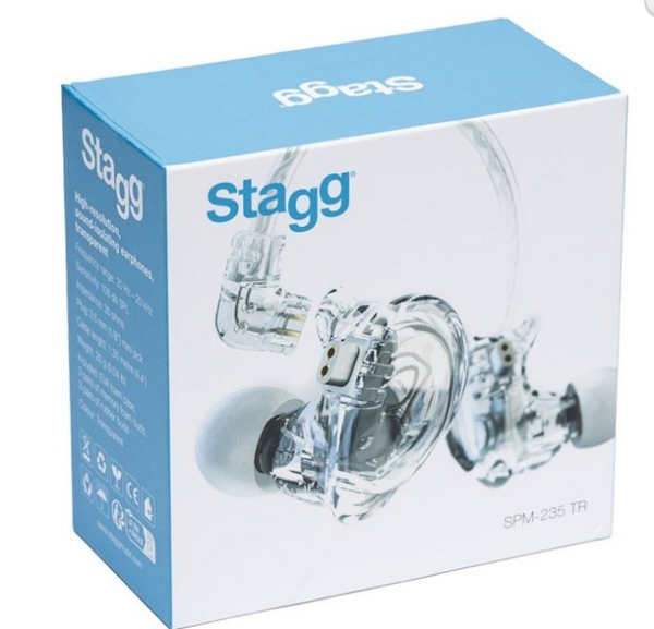 STAGG - SPM-235 TR - 2-DRIVER IN-EAR MONITORS TRNSP