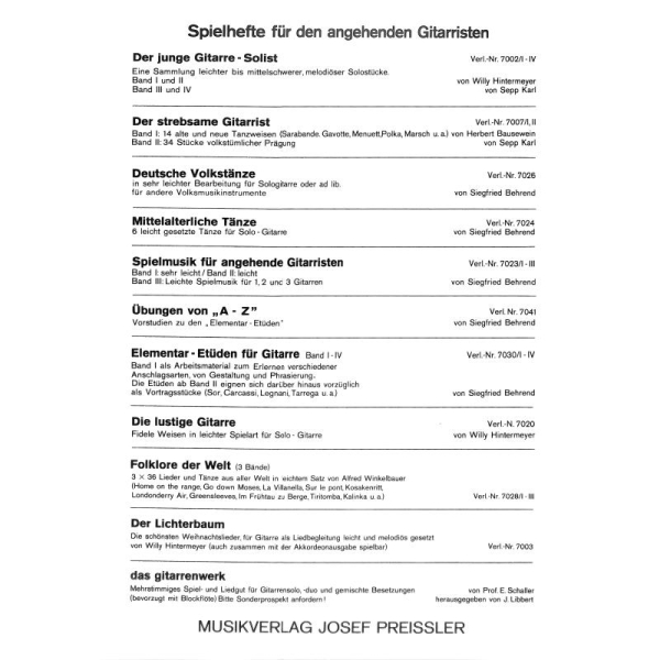 Muench Willi + Bausewein Herbert Wir lernen Gitarre spielen 1