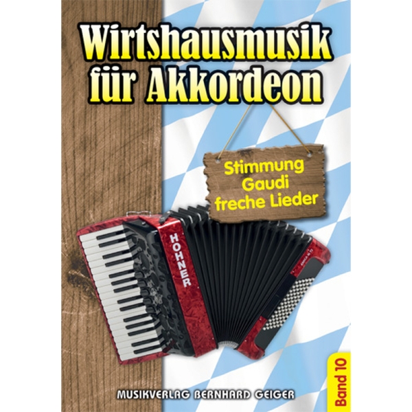 Wirtshausmusik für Akkordeon - Band 10