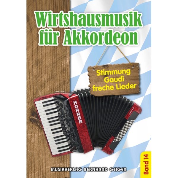 Wirtshausmusik für Akkordeon - Band 14