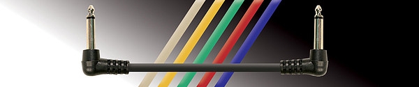 Patch Kabel 60cm Winkelklinkenstecker Set 6.Stück